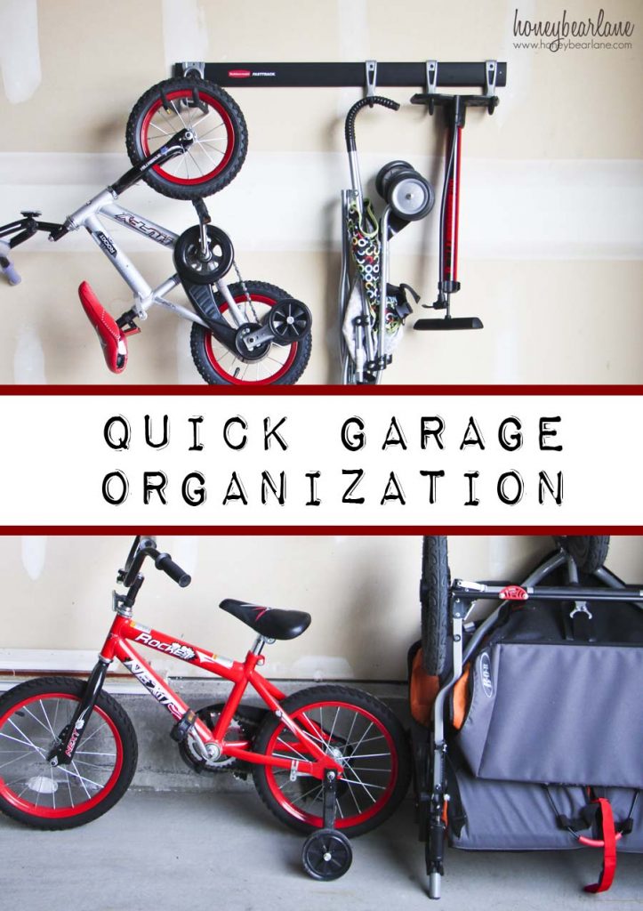 quick garage organization