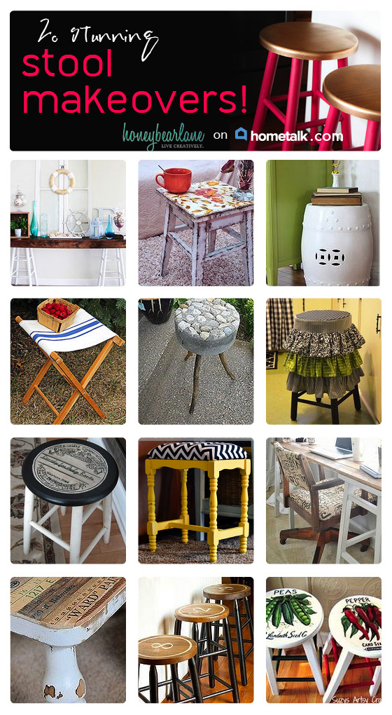 20 Barstool Makeovers