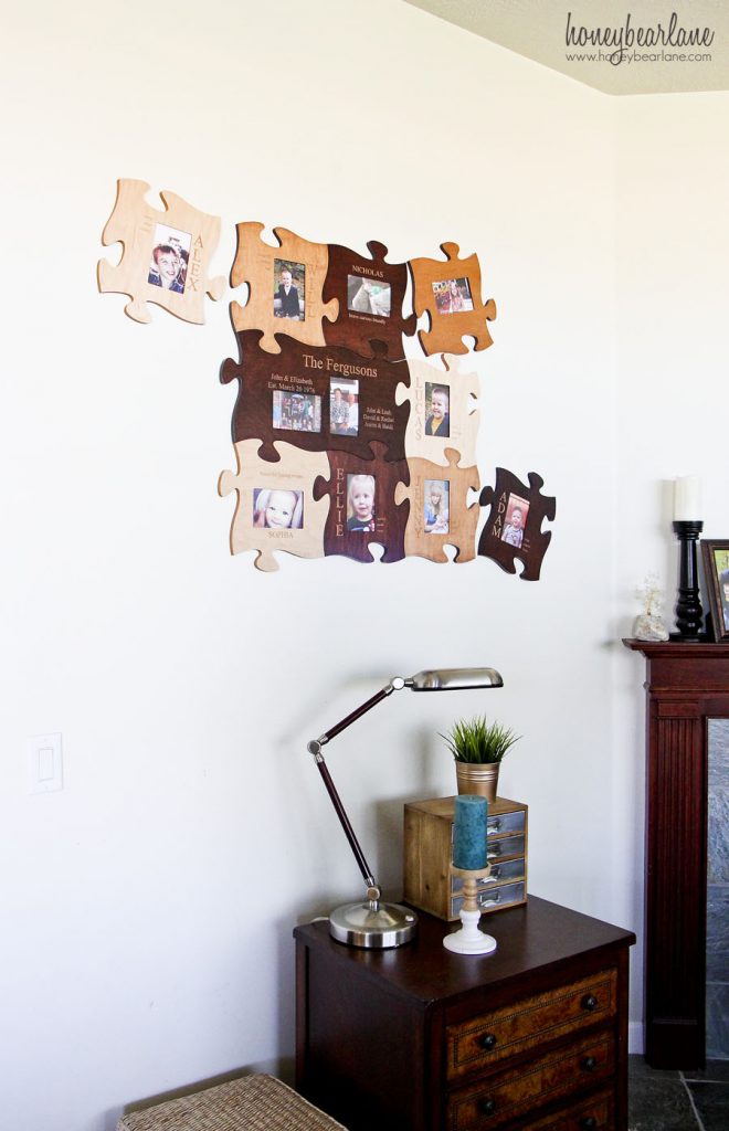 puzzle photo frames