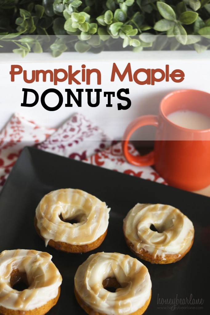 Pumpkin Maple Donuts