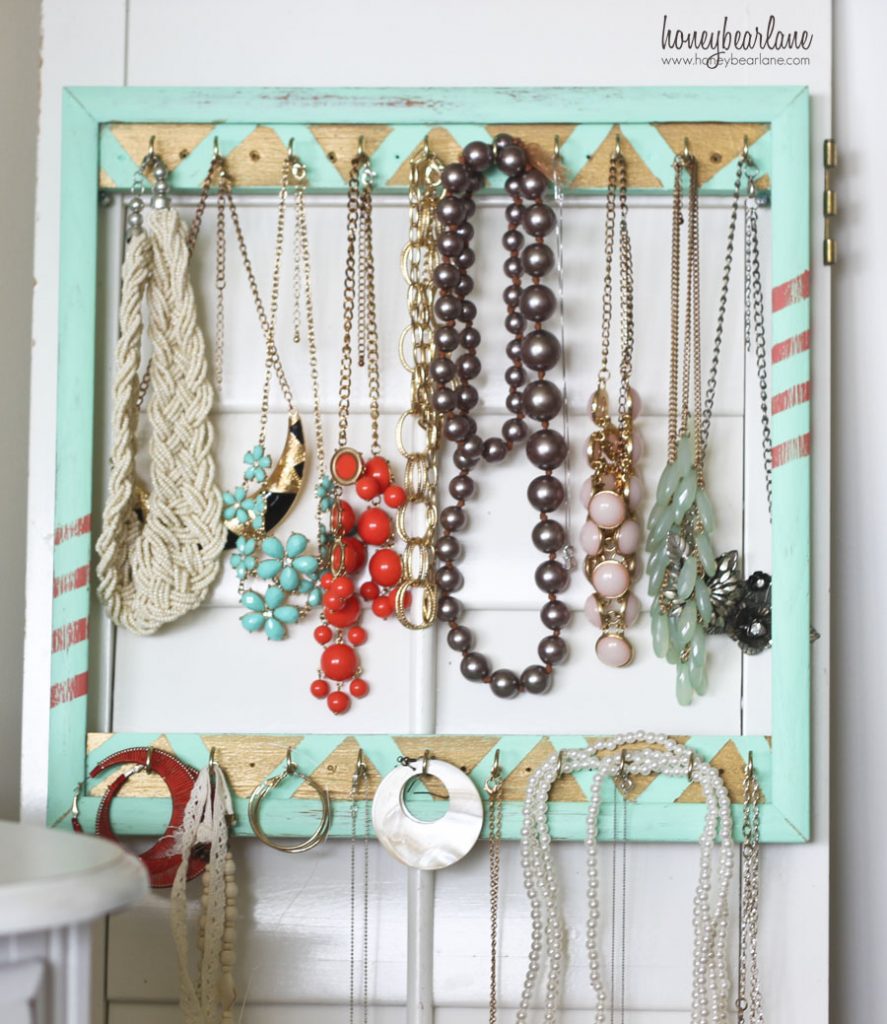 diy jewelry organizer