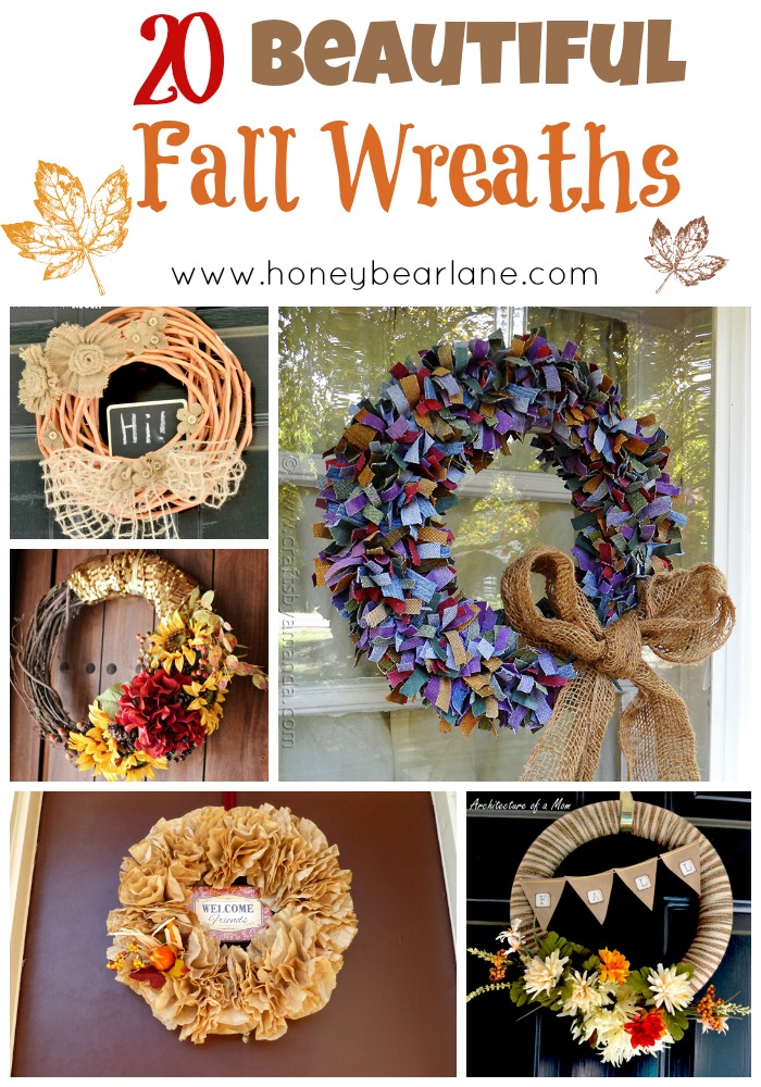 20 Beautiful Fall Wreaths