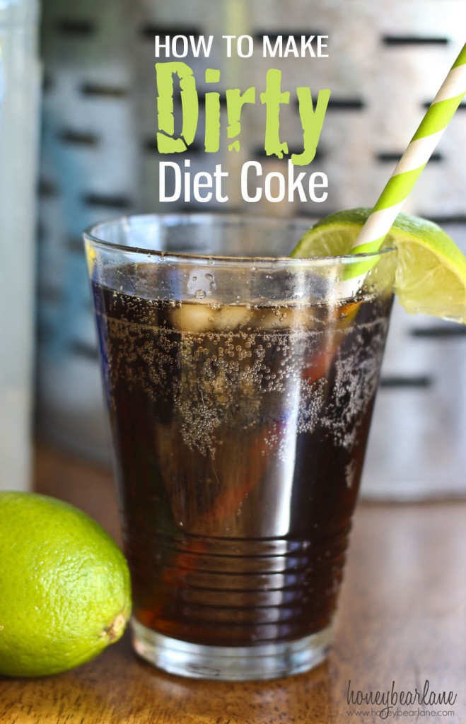 how to make dirty Diet Coke