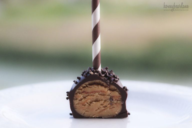 No Bake Peanut Butter Cake Pops Honeybear Lane