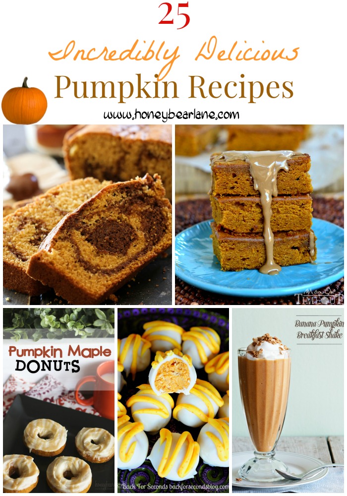 25 Incredibly Delicious Pumpkin Recipes