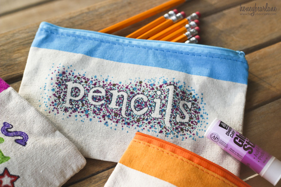 sharpie pencil bag