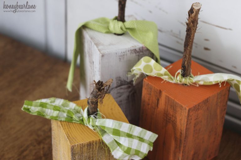 Rustic Wood Pumpkins