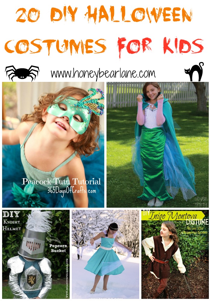 20 DIY Halloween Costumes For Kids