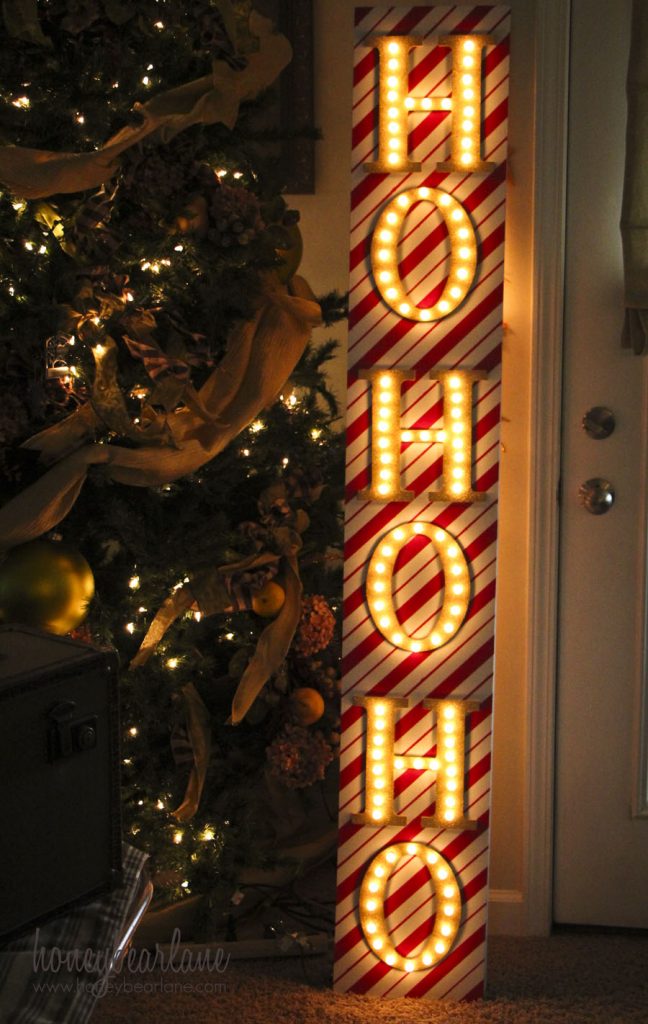 holiday marquee sign