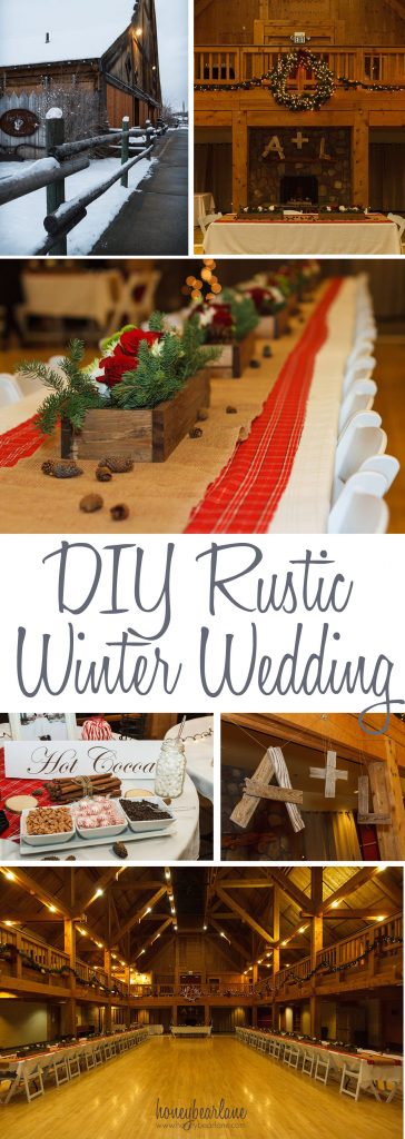 diy rustic winter wedding