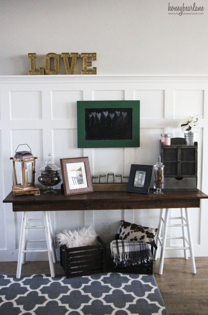 rustic entryway