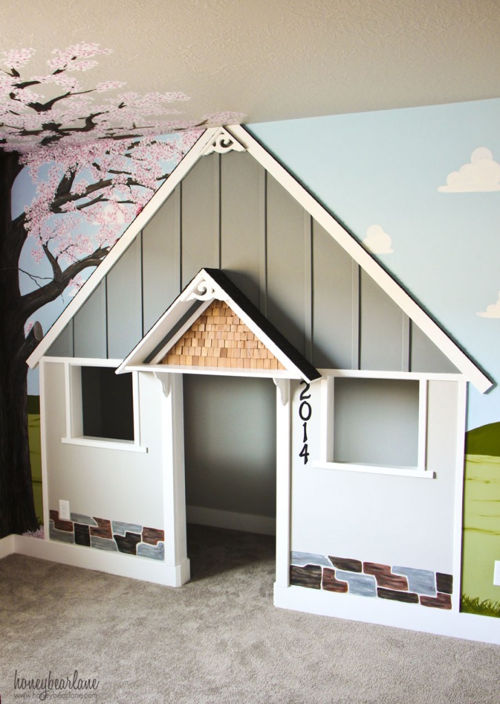 indoor playhouse built in