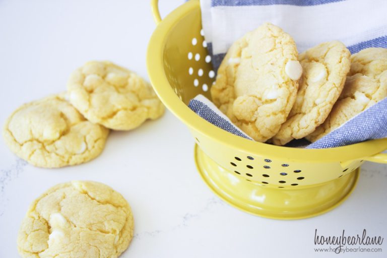 Cake Mix White Chocolate Lemon Cookies