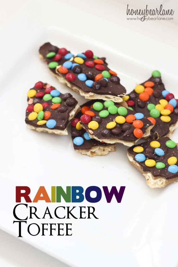 rainbow cracker toffee