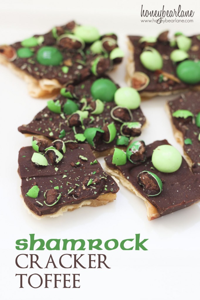 shamrock cracker toffee