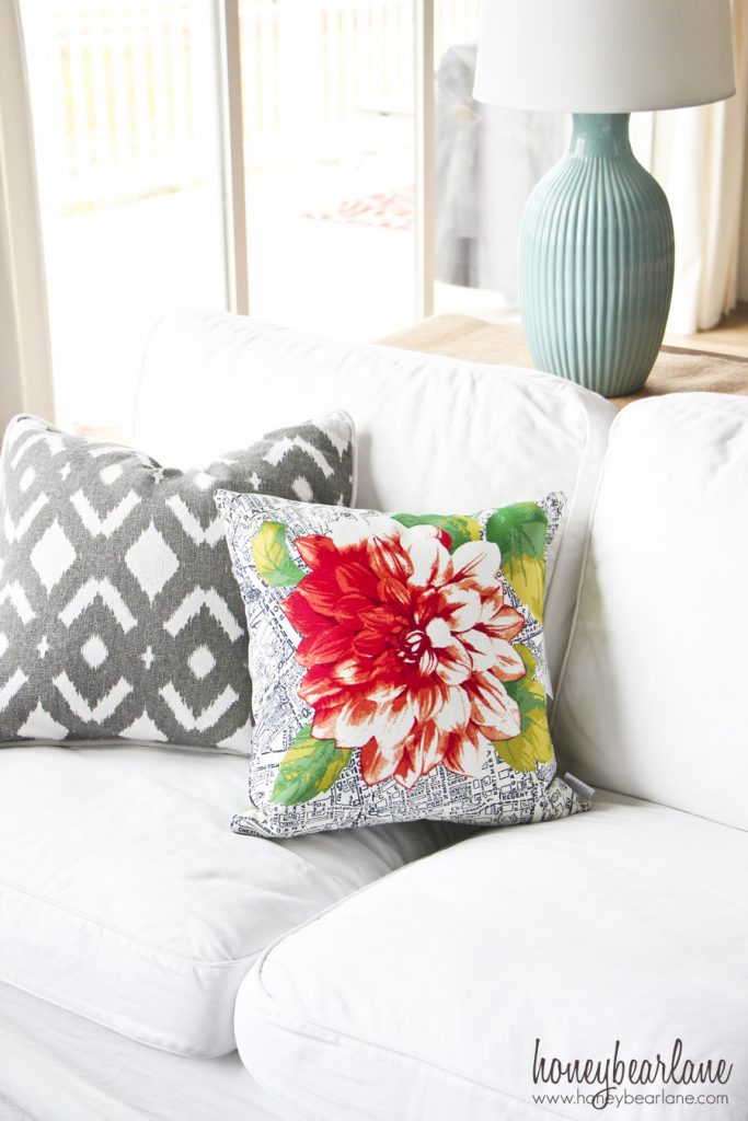 flower pillow