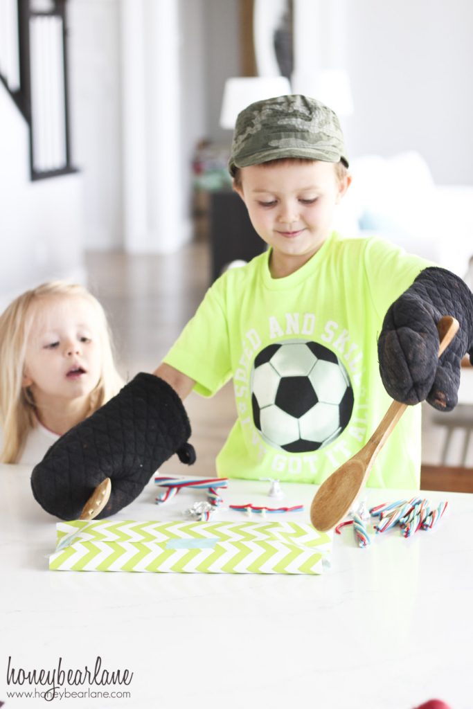 pass the candy parcel