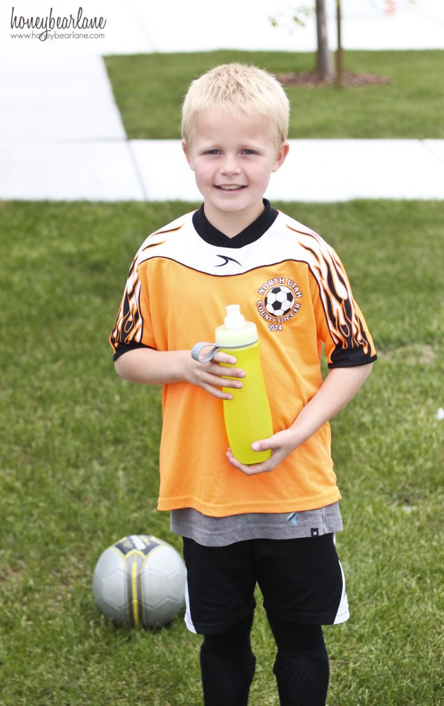 will with water bottle