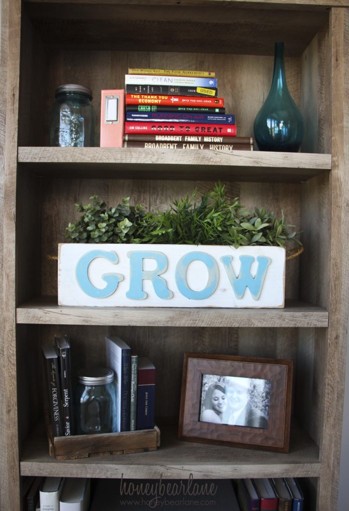 beachy bookcase