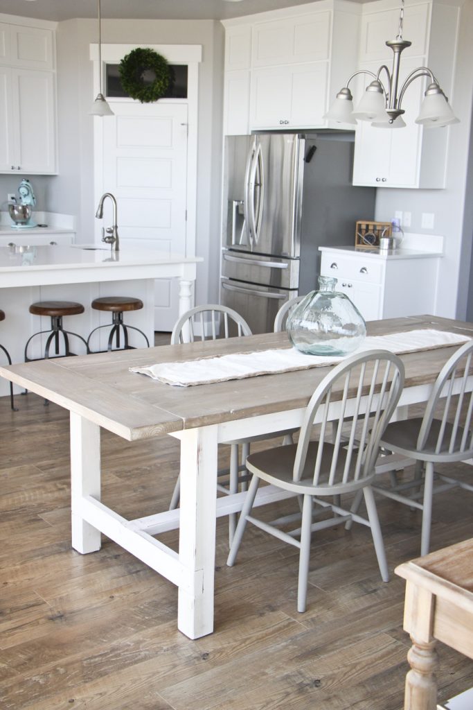 Weathered Farmhouse Table