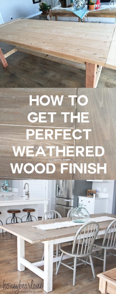 how to get the perfect weathered wood finish