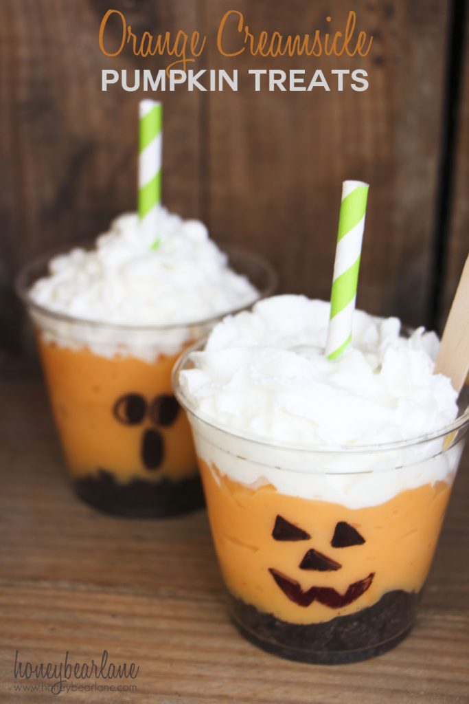 orange creamsicle pumpkin treats