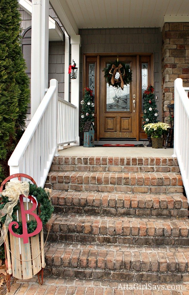 Christmas porch