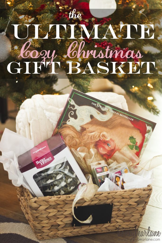 cozy christmas gift basket