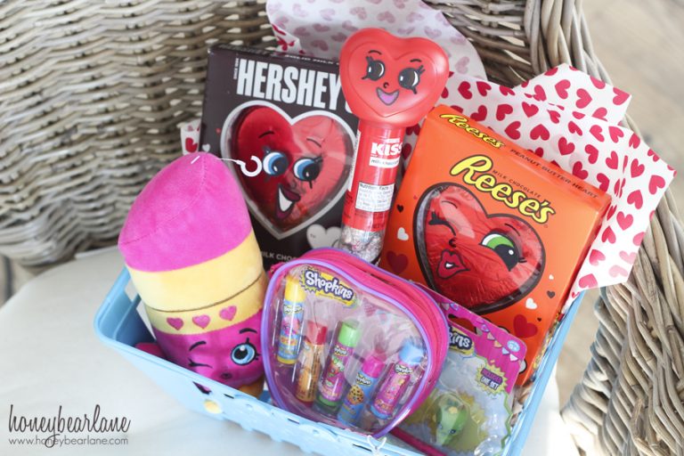 Shopkins Valentines Basket