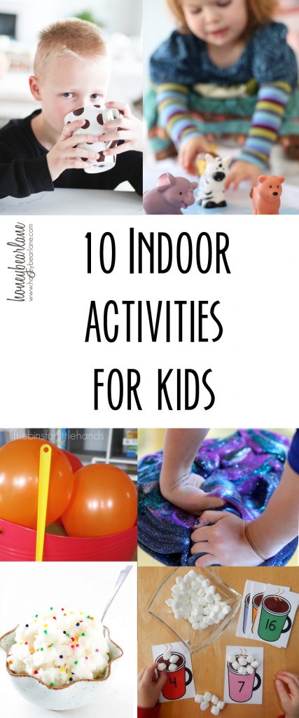 10 indoor activities for kids