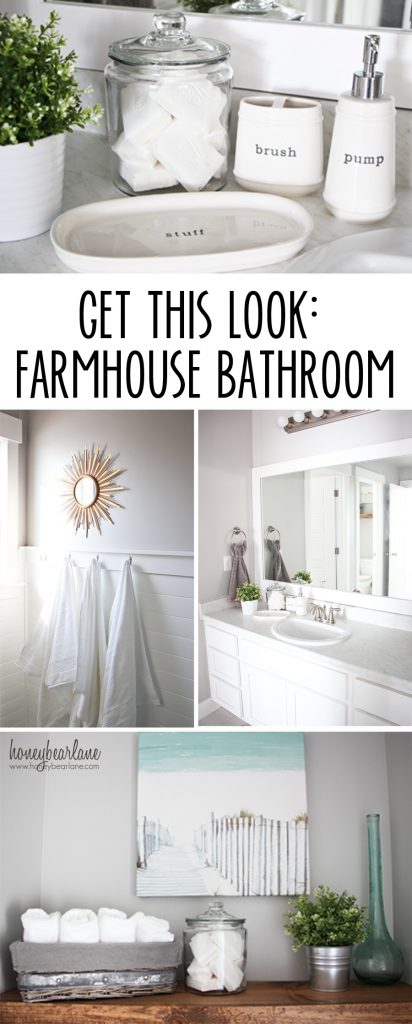 get this look farmhouse bathroom