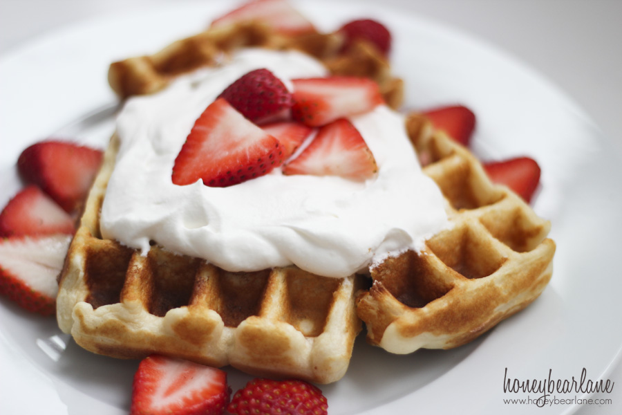 super easy waffles