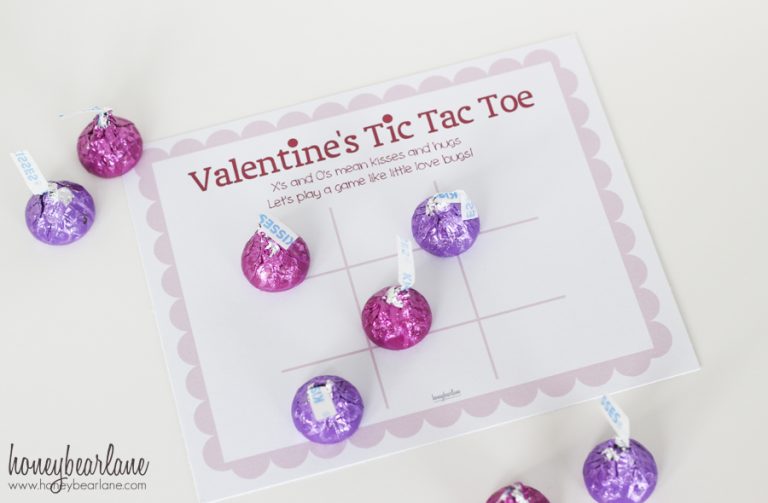 Candy Valentine Tic Tac Toe