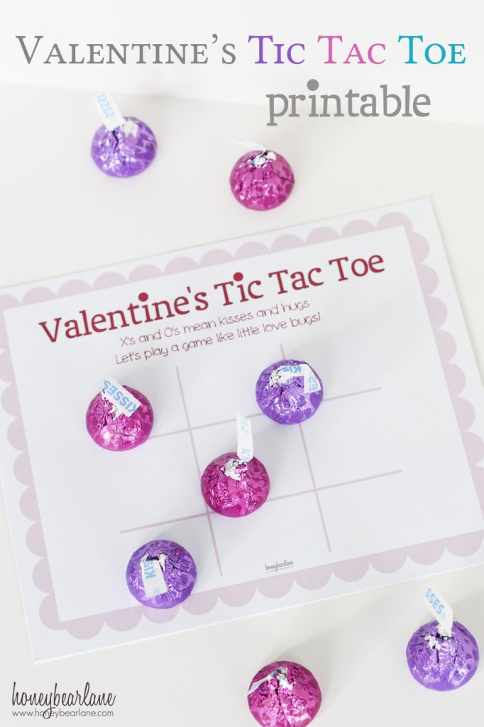 valentine tic tac toe printable