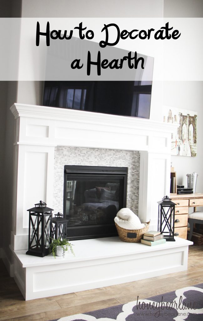 how to decorate a mantel