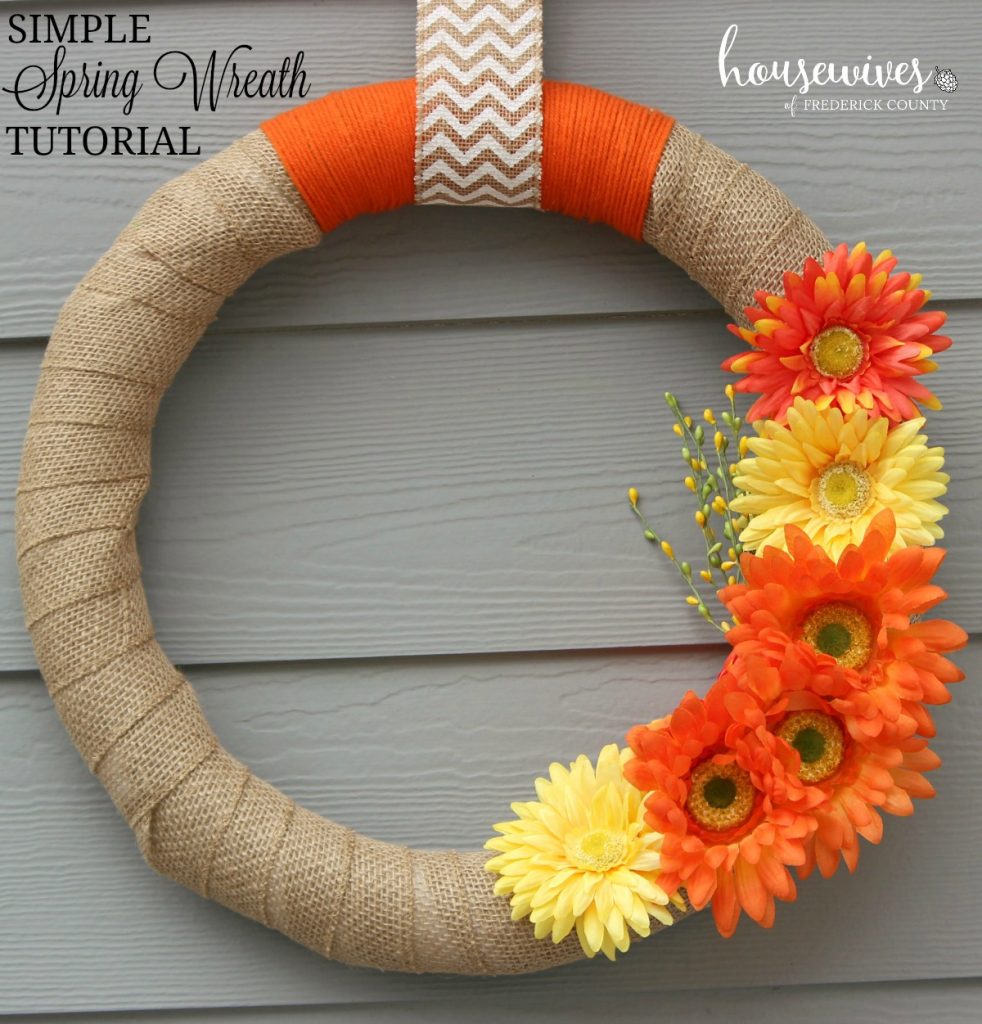 25 Beautiful DIY Spring Wreaths - these are great for Easter and Spring decor to brighten things up!