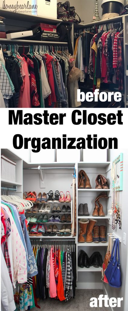 master closet organization