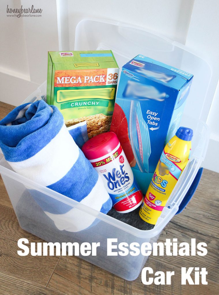 summer essentials car kit