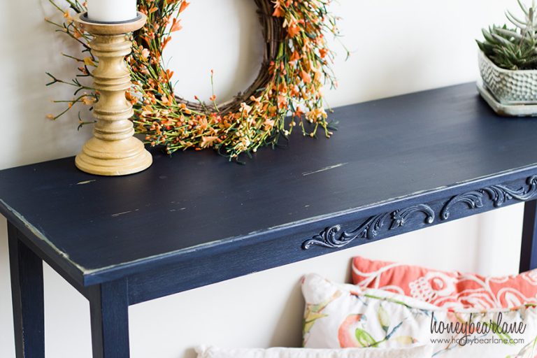 Easy Console Table Makeover