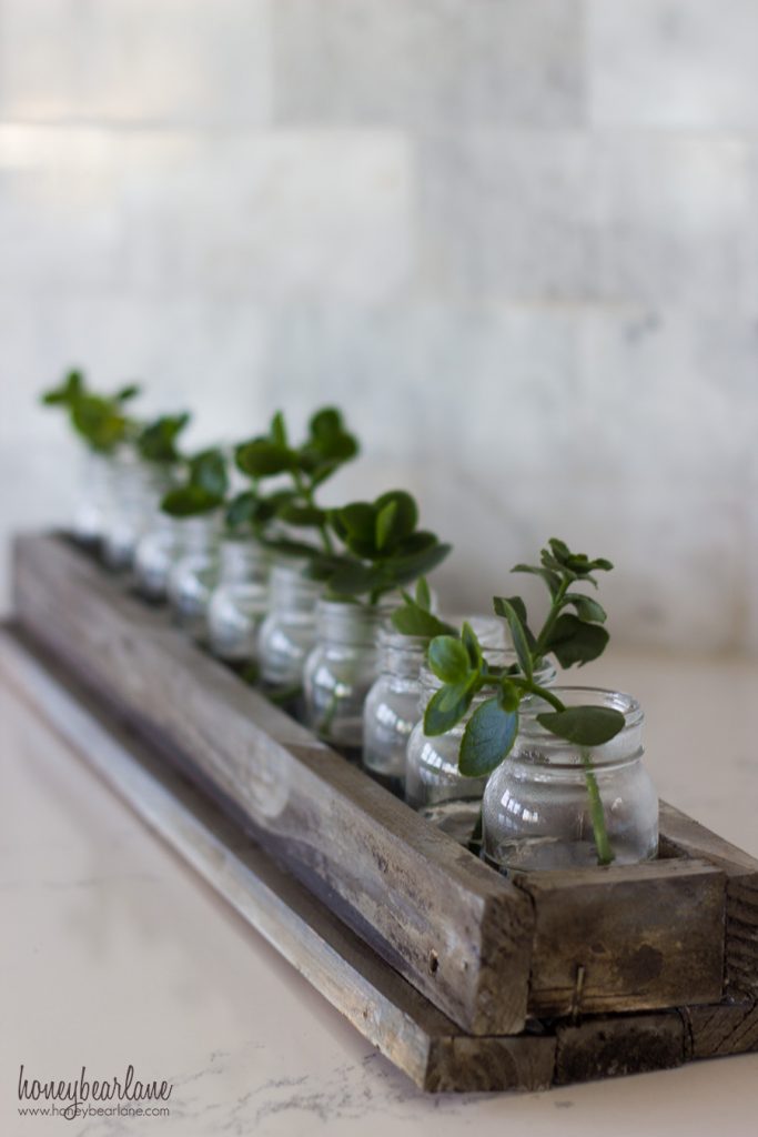 rustic farmhouse vase holder