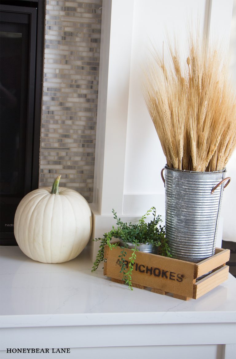 Fall Mantel Decor