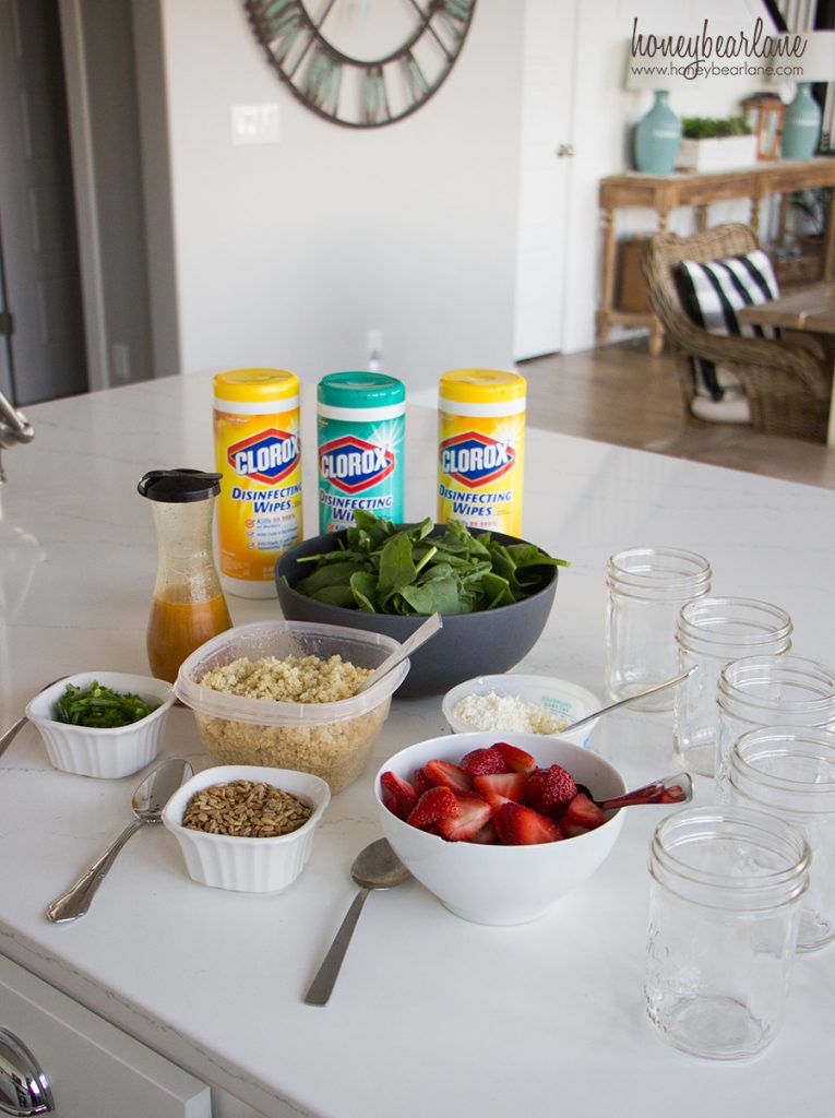 strawberry-quinoa-salad-jar-ingredients