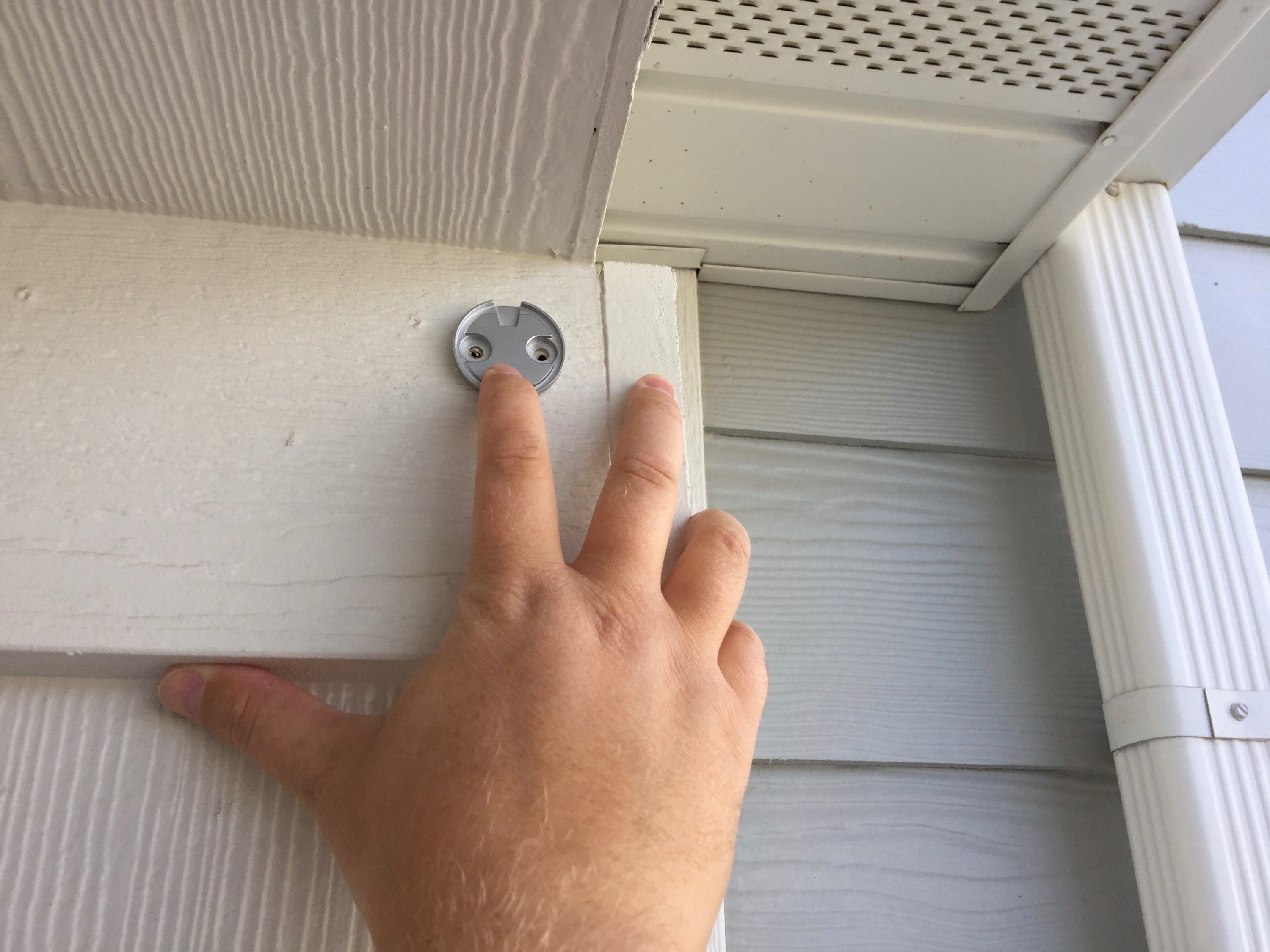 Nest outdoor camera shop drill hole