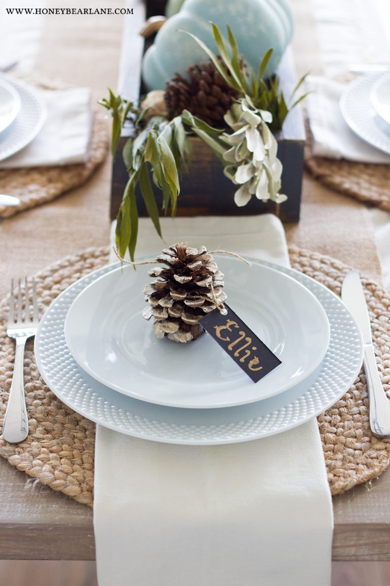 Easy Thanksgiving Table Decor