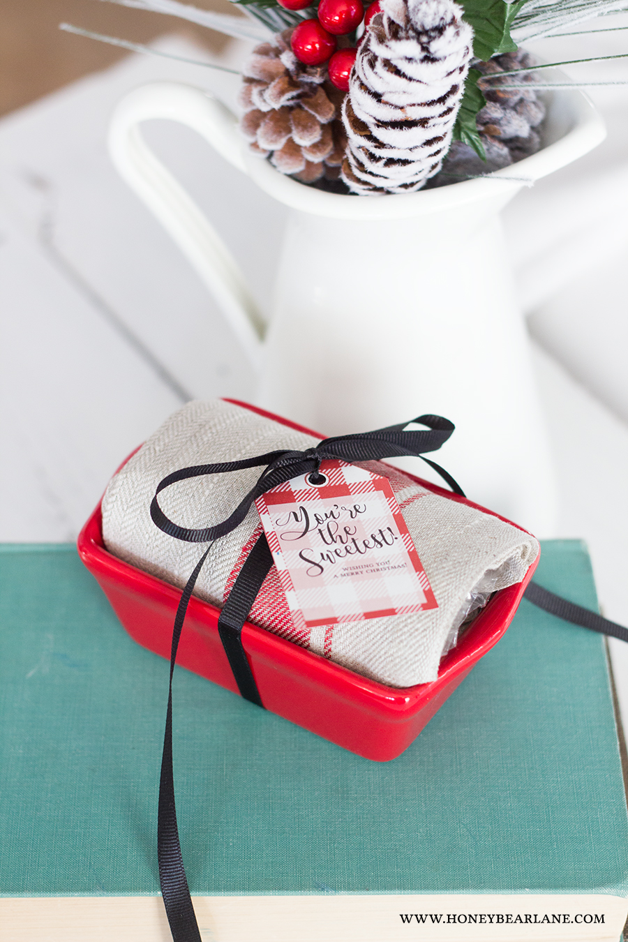 Easy Neighbor Gifts under $5 with Free Festive Gift Tags - Design