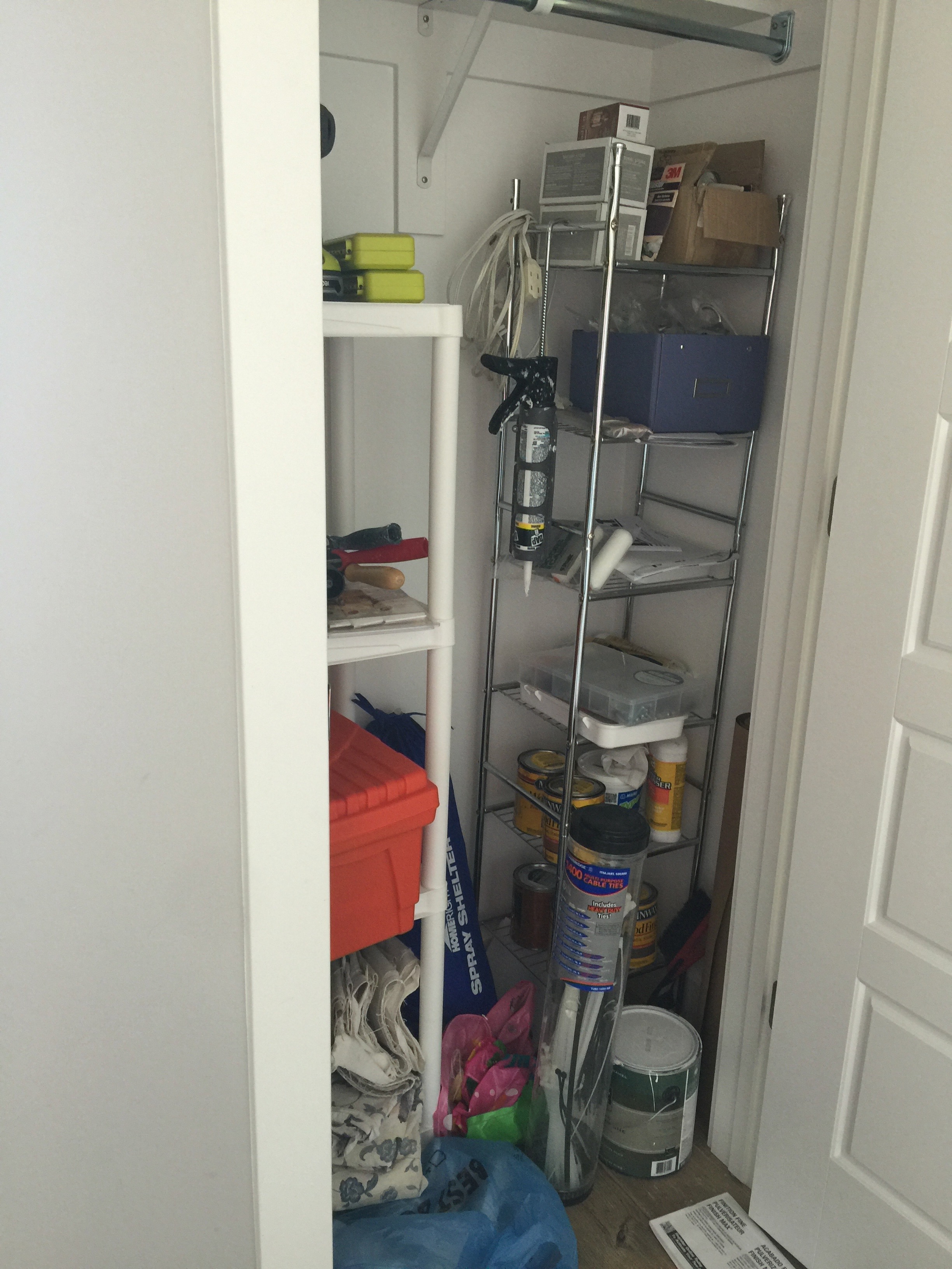 Easy Tool Closet Organization To Create More Storage Space