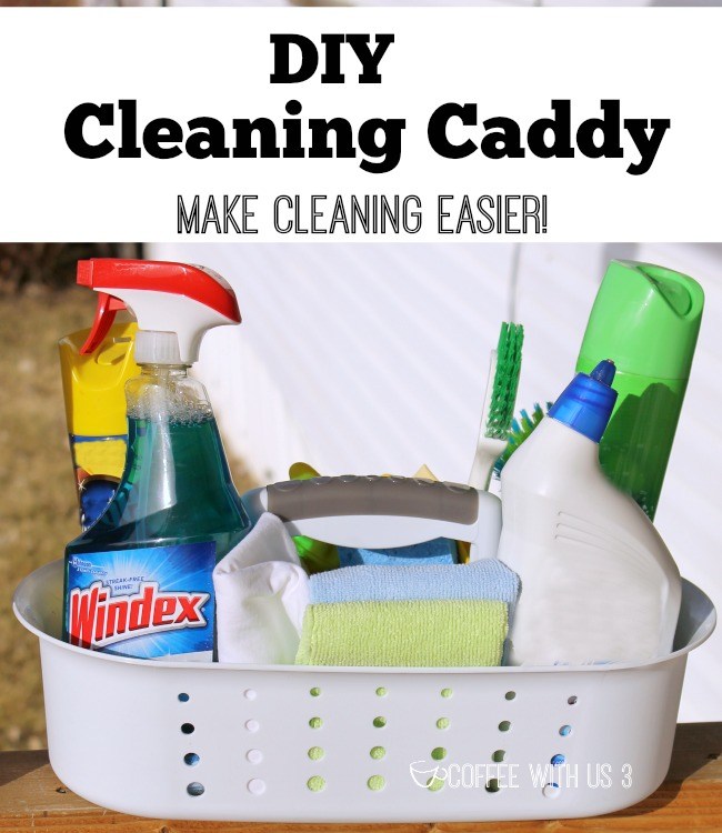 Make Spring Cleaning Easy with a DIY Cleaning Tote Basket