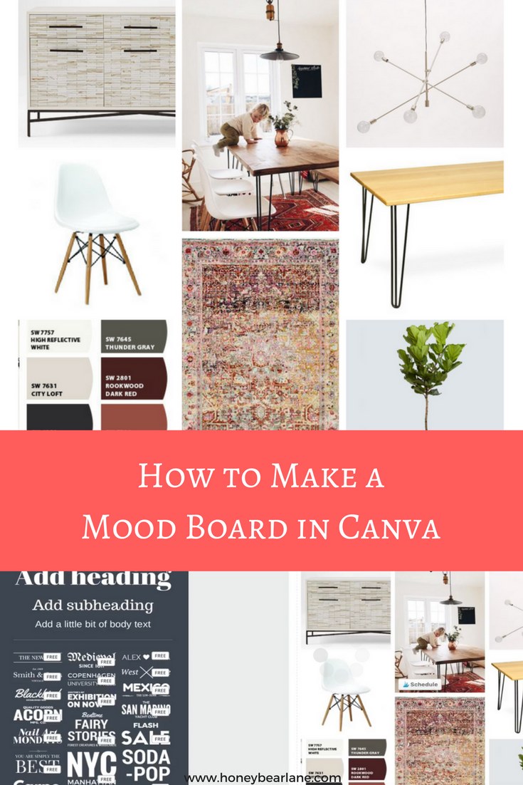 How to Make a Mood Board in Canva