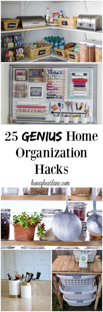 These 25 genius home organization hacks are easy and life changing!