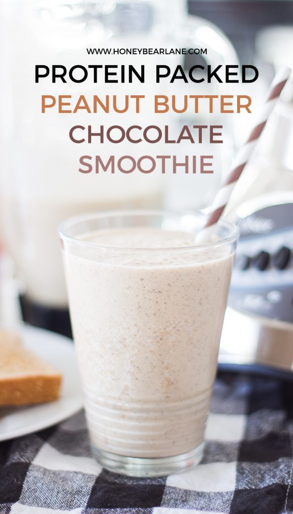 peanut butter chocolate smoothie